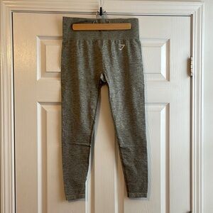 Gymshark Seamless grey/sage green Leggings